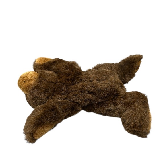 FINE TOY 16” BEAR HUGS BROWN VINTAGE STUFFED ANIMAL HEATING PAD COVER NO WARMER - Picture 2 of 10